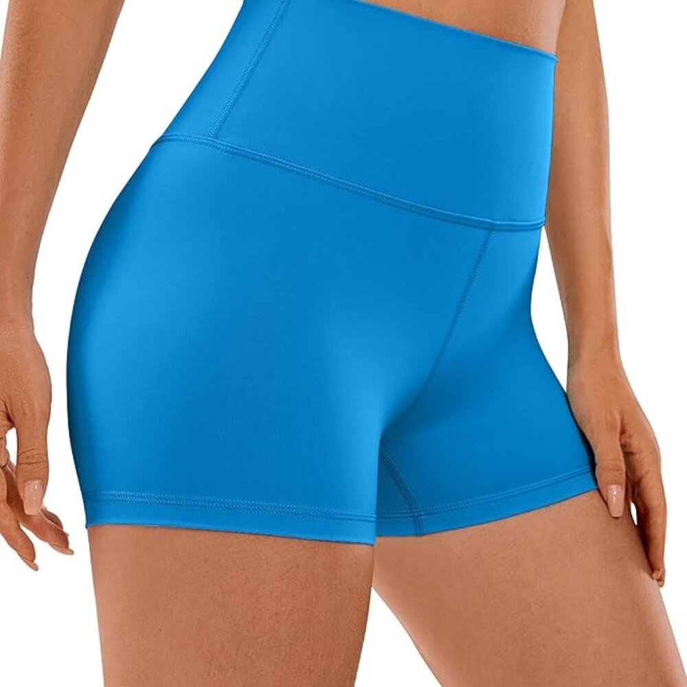 CRZ YOGA Women's Naked Feeling Biker Shorts - 3 Inches - Size M